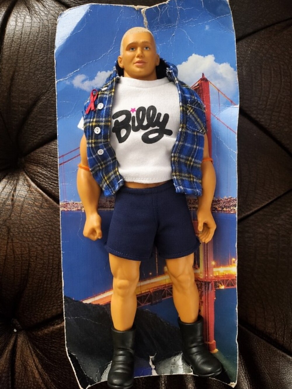 Vintage 1997 Billy the Gay Doll - "The World's First Out and Proud Gay Doll